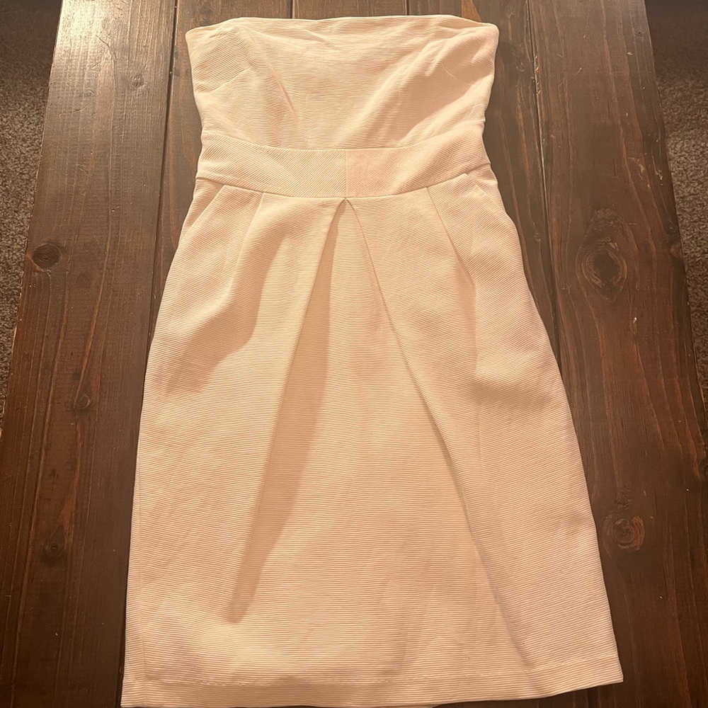 Strapless Banana Republic Dress White Size 0